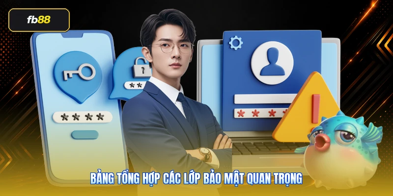 Bảng tổng hợp các lớp bảo mật quan trọng