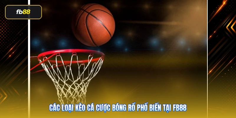 Các loại kèo cá cược bóng rổ phổ biến tại FB88