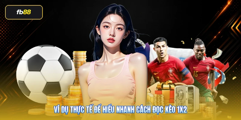 Ví dụ thực tế để hiểu nhanh cách đọc kèo 1x2